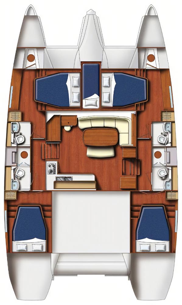 Lagoon 420 Innenansicht