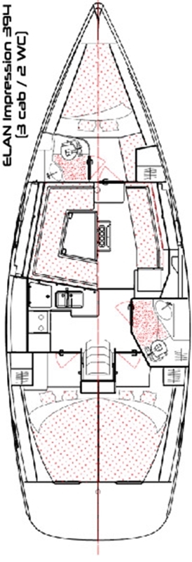 Elan 394 Impression Innenansicht