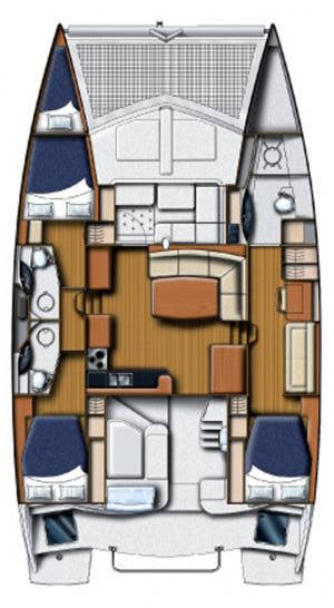 Leopard 45 Innenansicht