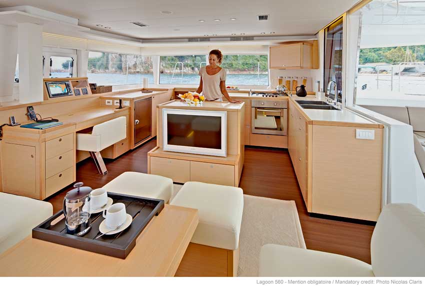 Lagoon 560 Innenansicht