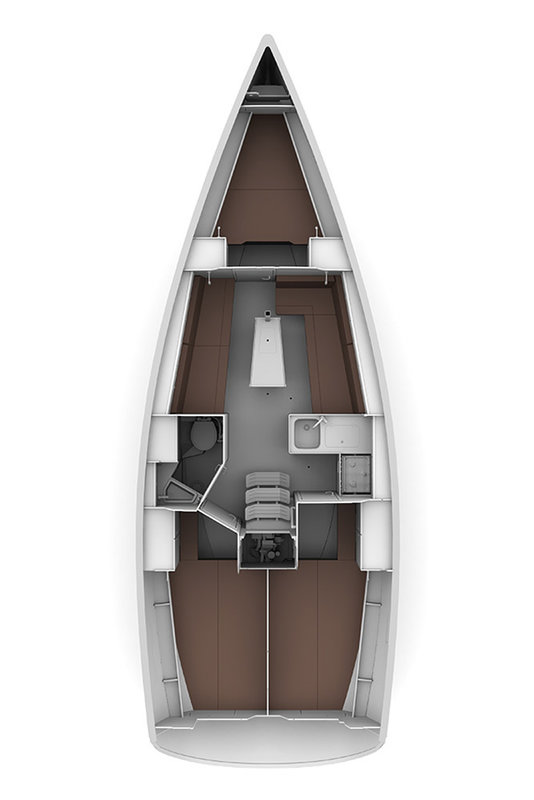 Bavaria Cruiser 34 Innenansicht