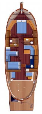 Menorquin 160 Innenansicht