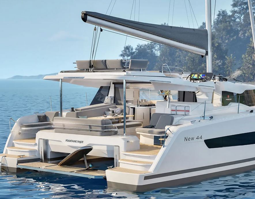 Fountaine Pajot New 44 Quatour ELECTRIC - 4 + 1 cab. Innenansicht