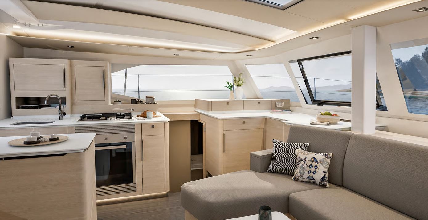 Fountaine Pajot New 44 Quatour ELECTRIC - 4 + 1 cab. Innenansicht
