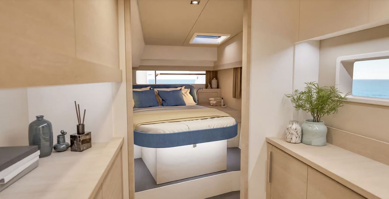 Fountaine Pajot New 44 Quatour ELECTRIC - 4 + 1 cab. Innenansicht