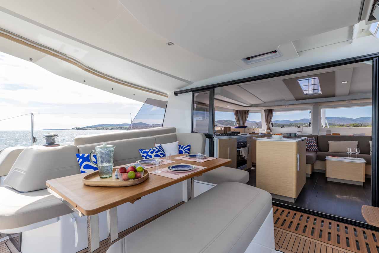 Fountaine Pajot New 44 Quatour - 4 cab. Innenansicht