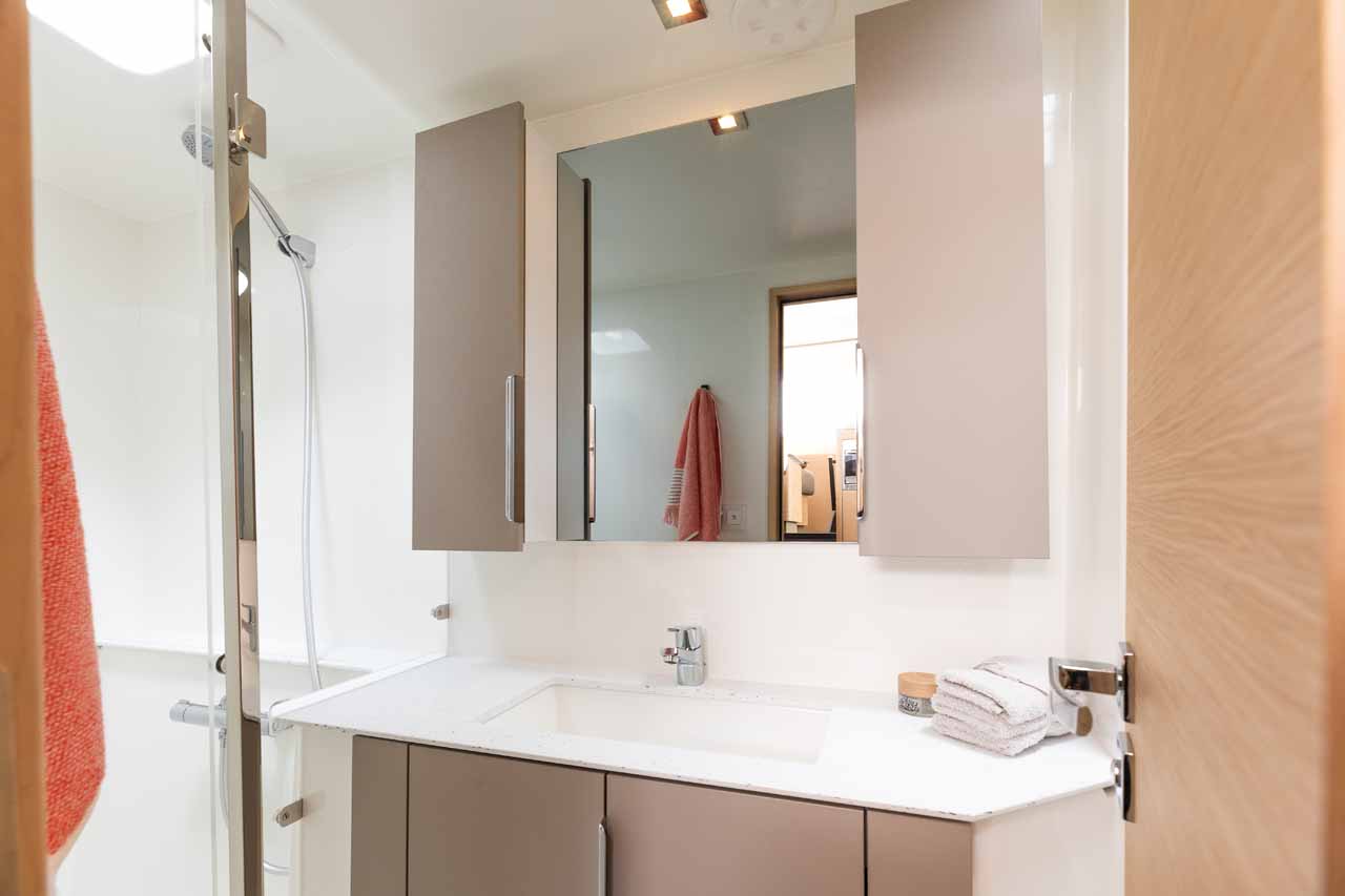 Fountaine Pajot New 44 Quatour - 4 cab. Innenansicht