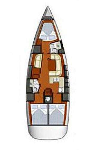 Sun Odyssey 42i Innenansicht