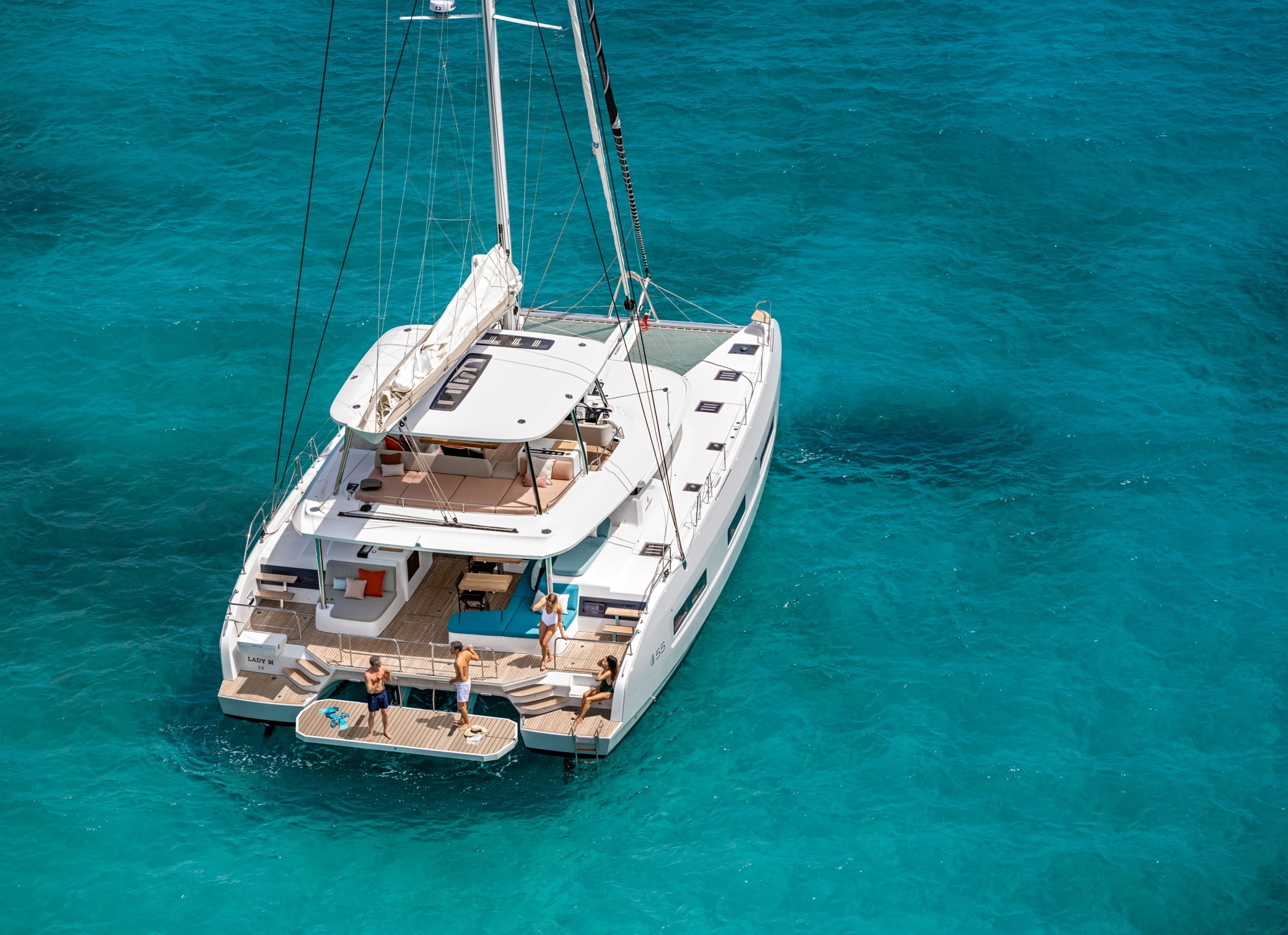 Fountaine Pajot New 44 Quatour - 4 cab. Innenansicht