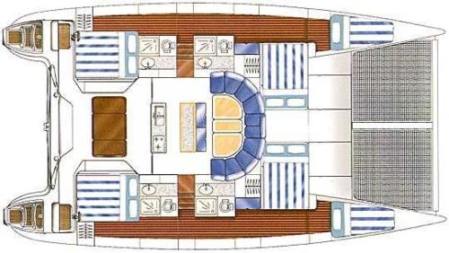 Nautitech 475 Grundriss