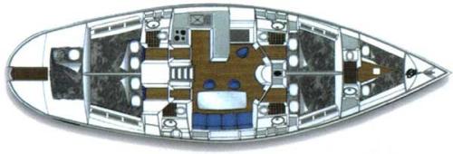 Atlantic 61 Grundriss