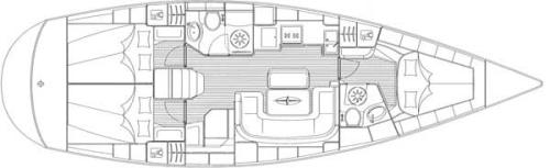 Bavaria 42 Cruiser Grundriss
