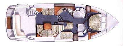 Princess 420 Grundriss
