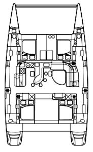 Catana 471 Grundriss