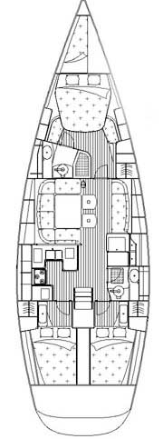 Grand Soleil 50 Grundriss