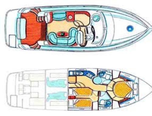 Azimut 39 Fly Grundriss