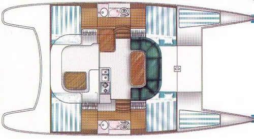 Nautitech 435 Grundriss