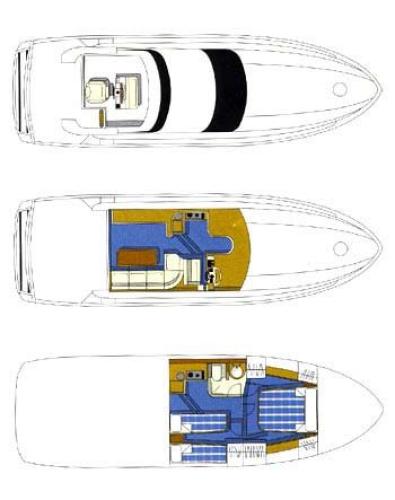 Astondoa 40 Fly Grundriss