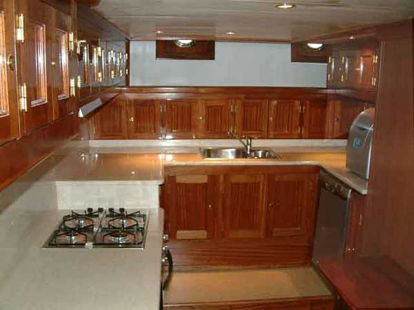 Blue star - Gullet Innenansicht