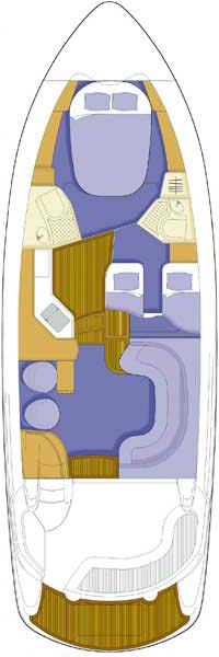 Sealine F37 Grundriss