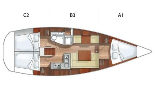 Hanse 37 Grundriss