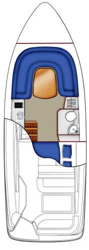 Sealine S25 Grundriss