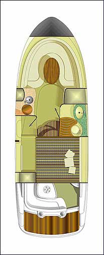 Sessa Oyster 30 Grundriss