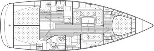 Bavaria 40 Vision Grundriss