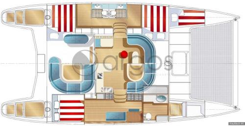 Nautitech 44 Grundriss