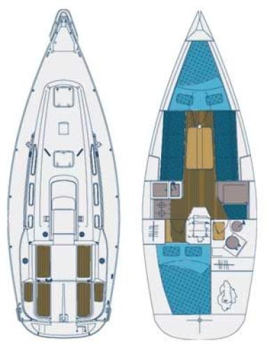 Elan 31 W.P. Grundriss