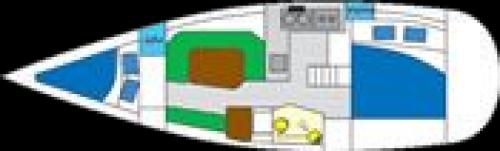 Jeanneau 36 Grundriss