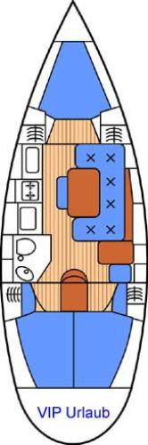 Bavaria 36 Holiday Grundriss