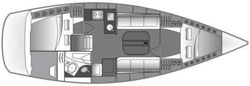 Bavaria 35 Match Grundriss