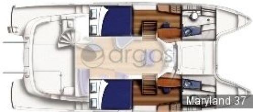 Maryland 37 Trawler Grundriss