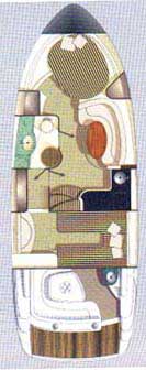 Sessa Oyster 35 Grundriss