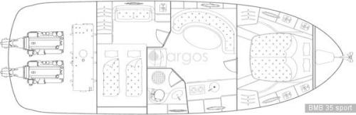 Bavaria 35 Sport Grundriss