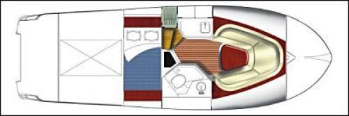 Cap Camarat 925 WA Grundriss