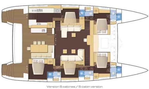 Lagoon 570 Grundriss