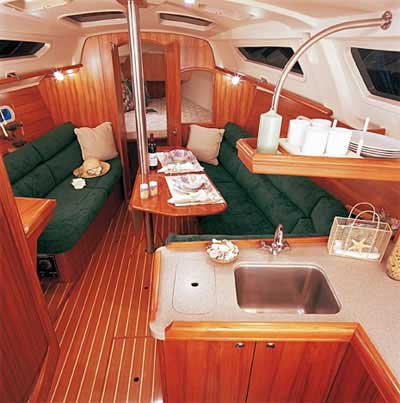 Hunter 326 Innenansicht