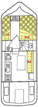 Triton 860 Grundriss