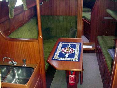 Najad 343 Innenansicht