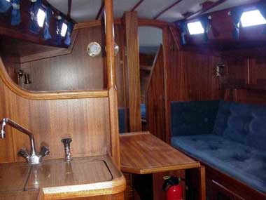 Najad 343 Innenansicht