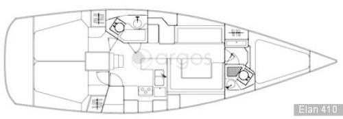 Elan 410 Performance Grundriss