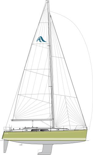 Hanse 400 Außenansicht