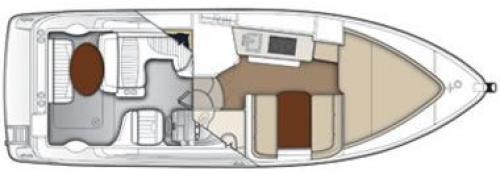 Bayliner 285 Ciera Grundriss