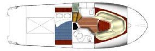 Cap Camarat 755 WA Grundriss