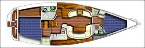 Sun Fast 40.3 Grundriss