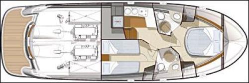 Prestige 42 Grundriss