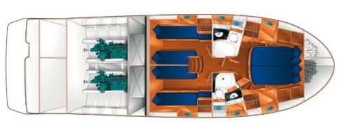Antares 13.80 Grundriss