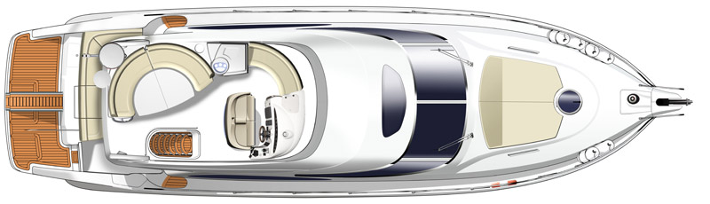 Cranchi 50 Atlantique Außenansicht